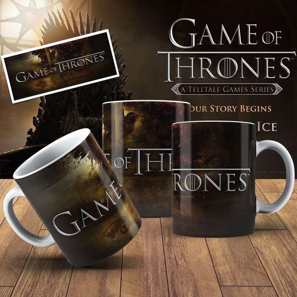 Caneca De Porcelana 325ml Game Of Thrones Decorada Game Of Thrones 3
