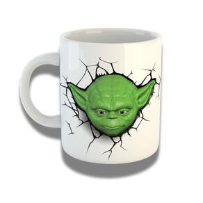 Caneca De Porcelana 325ml Com Design 3d Exclusivo Star Wars 2