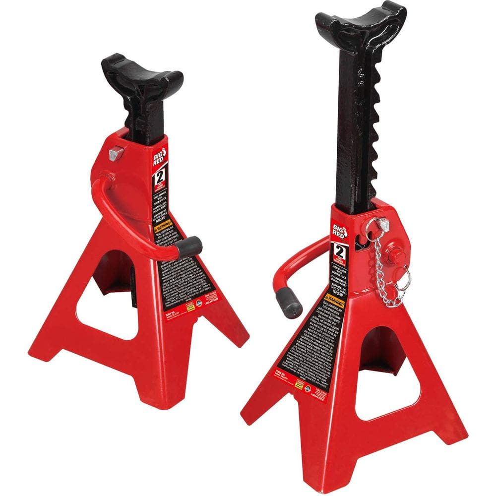 Jack Stands BIG RED T42002A Torin Steel, capacidade de 2 toneladas, 1 par