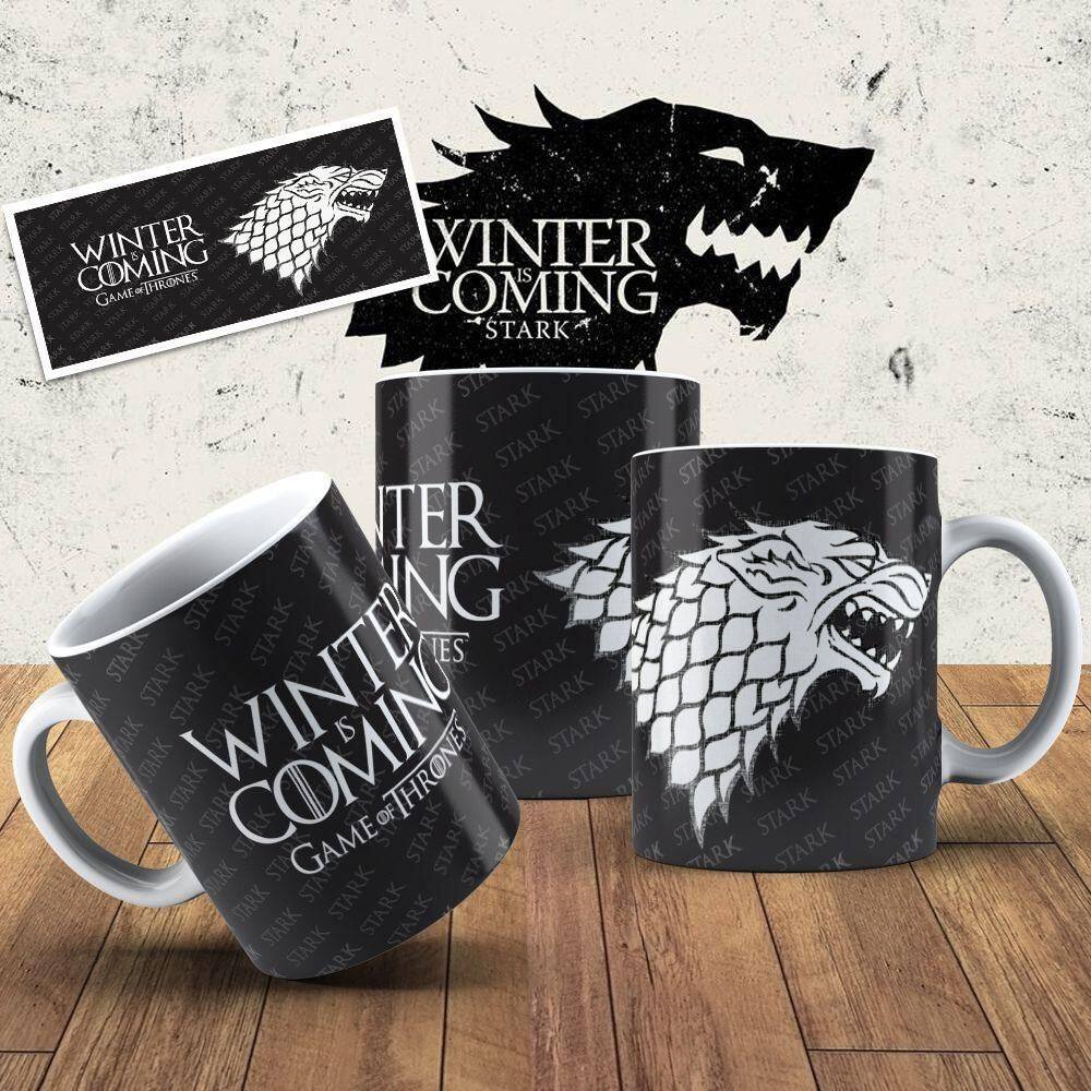 Caneca De Porcelana 325ml Game Of Thrones Decorada Game Of Thrones 8