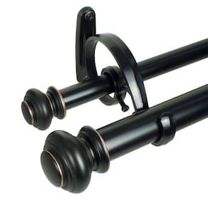 Conjunto de varetas telescópicas de cortinas duplas Decopolitan Urn 90-180cm