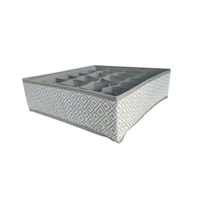 Organizador De Roupas íntimas 24 Divisórias Colmeia Tamanho 32x32 Estampado Cor:quadrados
