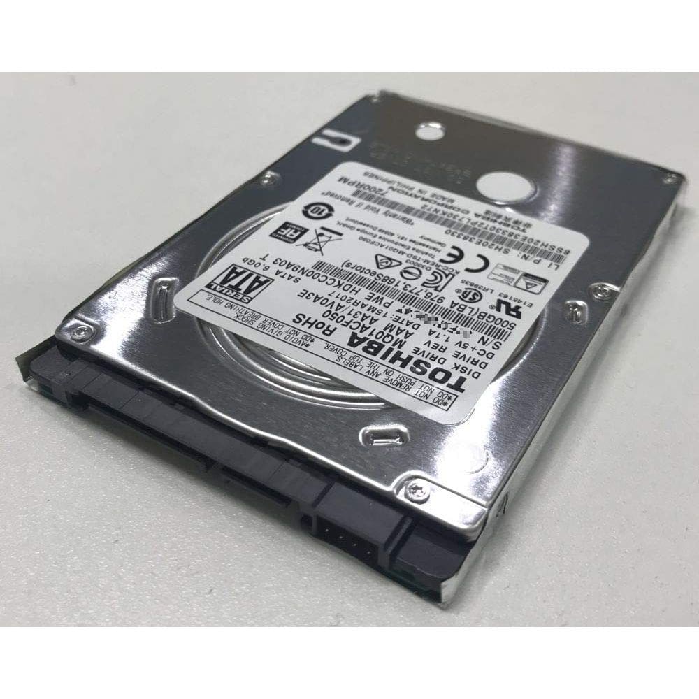 Disco rígido TOSHIBA TOSHI 500GB SATA 6G 2.5" 7200 RPM