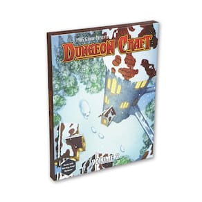 Jogo DUNGEON CRAFT Volume 2 com peças de terreno e sobreposição de grade