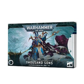 Workshop de jogos de cartas de índice Warhammer 40k Thousand Sons Army