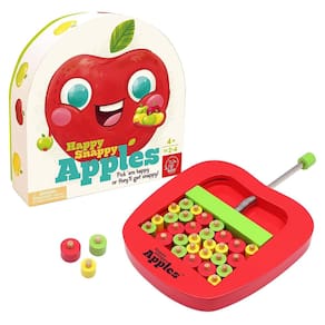 Jogo de estratégia de madeira ROO Games Happy Snappy Apples Kids