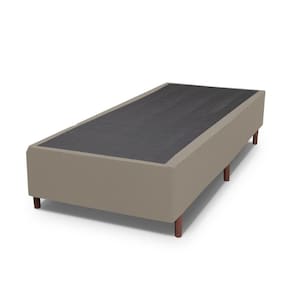 Base Box Queen Size Prince Sued 0,79x1,97x0,32 Bege