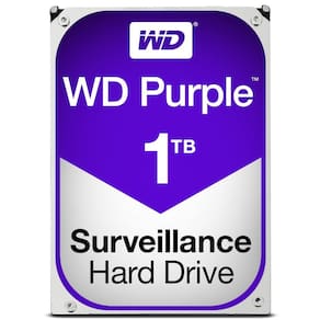 Unidade de disco rígido de vigilância Western Digital WD Purple 1TB