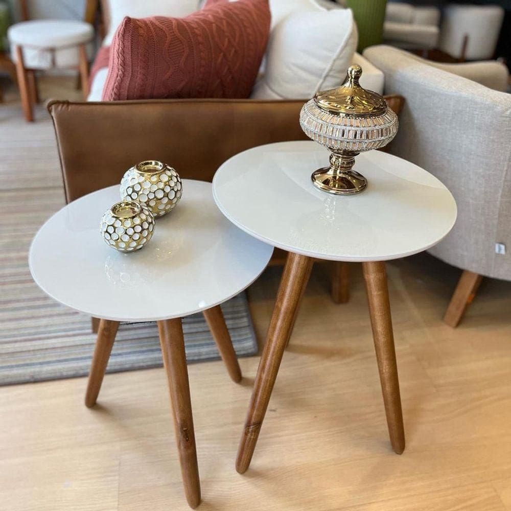 Mesas De Apoio Decorativas - Belatrix - Jacaré Móveis