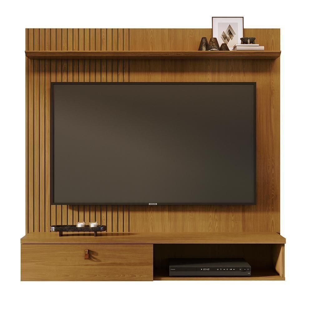 Painel Home Suspenso íris Cumaru Para Tv Até 55 Madetec Cumaru