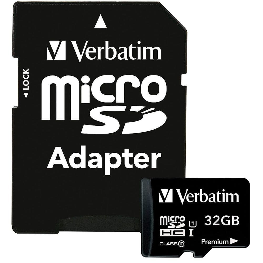 Cartão de memória Verbatim microSDHC 32GB Classe 10 UHS-I V10