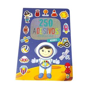 Livro Infantil Meninos Com 250 Adesivos Criando Histórias