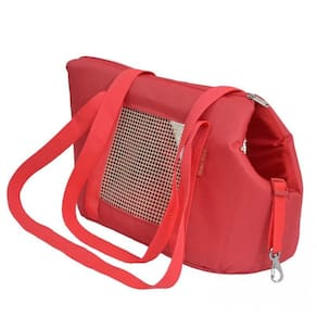 São Pet Bolsa Marie Nylon Vermelha 40X21X25 CM