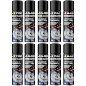Kit 10 Limpa Freios Peças Desengraxante Express Wurth 500 ml