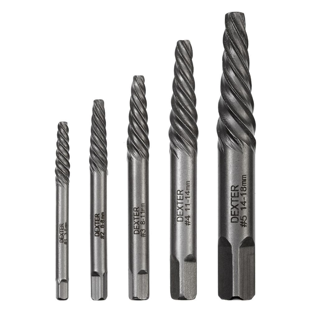 Extratores De Parafuso 2,5-6,5Mm 5 Peças Dexter