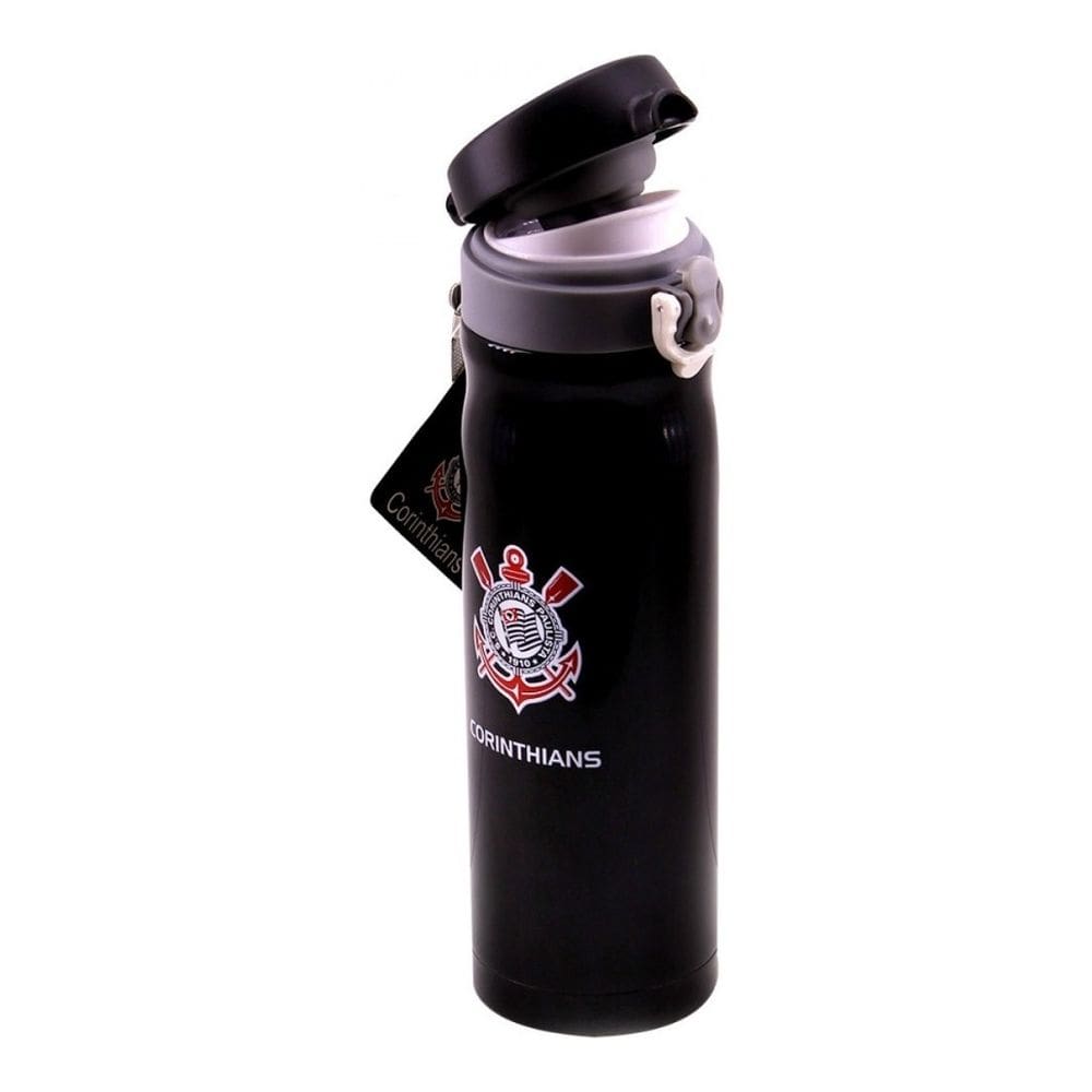 Garrafa Térmica Inox Corinthians Produto Oficial - 420ml