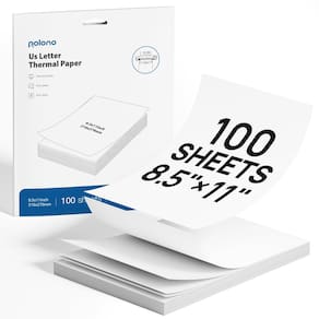 Papel de impressora térmica POLONO D810 US tamanho carta 100 folhas
