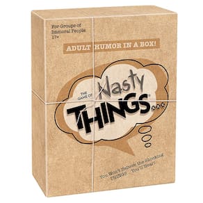 Jogo de festa para adultos PlayMonster Nasty THINGS... Você não vai acreditar