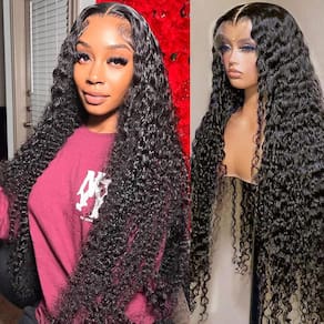 Peruca WENONE 13X6 Deep Wave HD Lace Front 200 Densidade 56cm