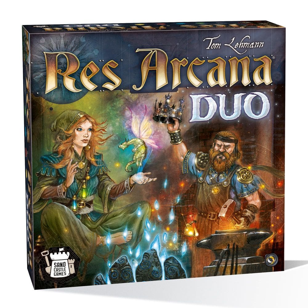 Jogo de tabuleiro Res Arcana Duo Strategic 2-Player Duel 14+ Sand Castle