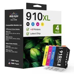 Cartuchos de tinta INK4U 910XL remanufaturados para OfficeJet Pro