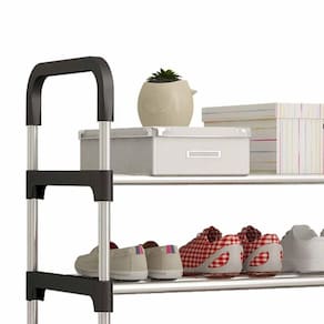 Sapateira Rack Organizador Sapatos Tenis Calçados Multiuso Prateleiras Desmontavel 3 Andares Objetos Movel Casa