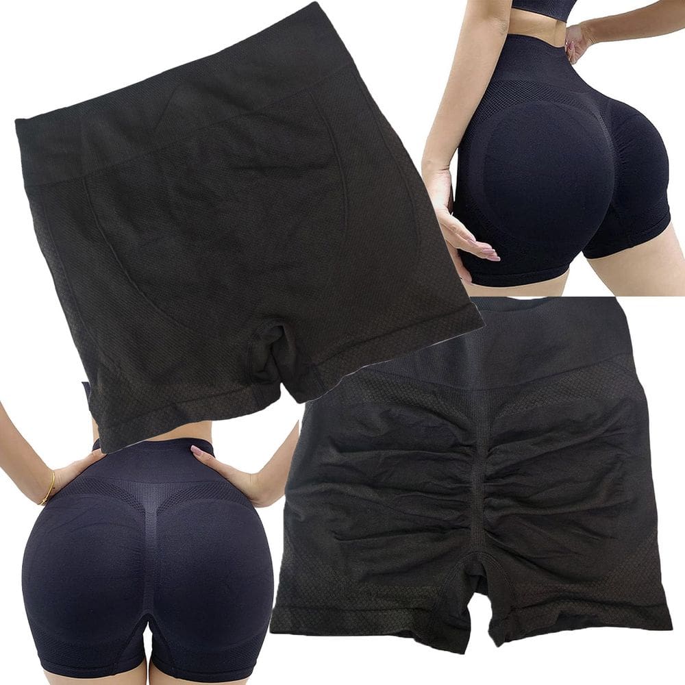 Short Levanta Bumbum Academia Treino Musculaçao Fit Exercicio Pilates Yoga Cintura Alta Modelador Corpo
