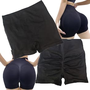 Short Levanta Bumbum Academia Treino Musculaçao Fit Exercicio Pilates Yoga Cintura Alta Modelador Corpo