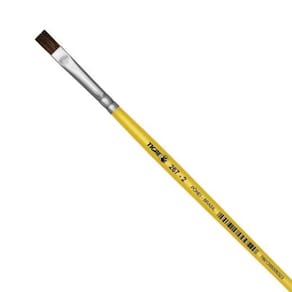Pincel Escolar Chato Amarelo 267 Nº 02 - Tigre