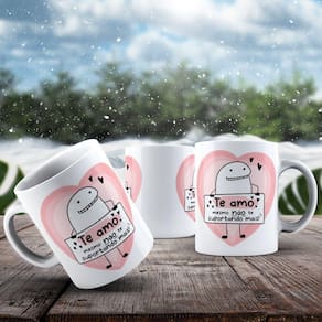 Caneca De Porcelana 325ml Flork Amizade Flork Amizade 6