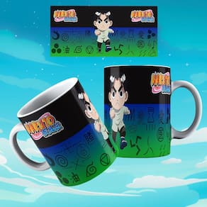 Caneca De Porcelana 325ml Animes Decorada Naruto 8