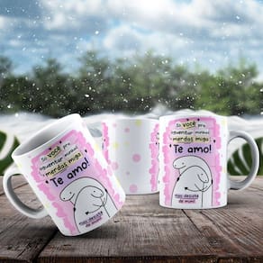 Caneca De Porcelana 325ml Flork Amizade Flork Amizade 5