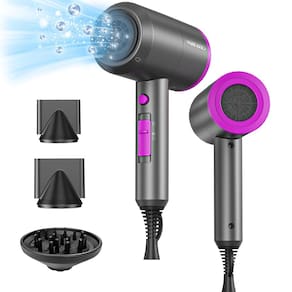 Secador de cabelo SHRATE Lightweight Ionic 1800W com difusor