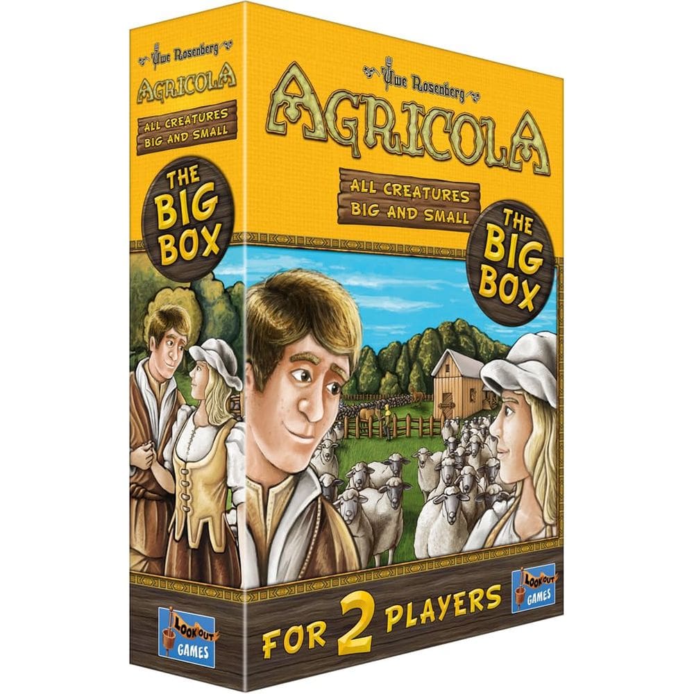 Jogo de tabuleiro Lookout Agricola All Creatures Big and Small