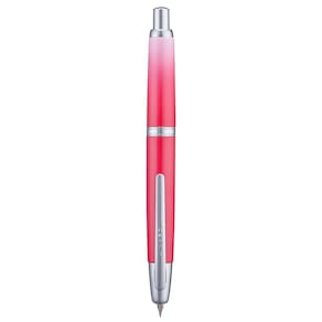 Caneta-tinteiro Jinhao 10 Press com caixa gradiente vermelha extra fina