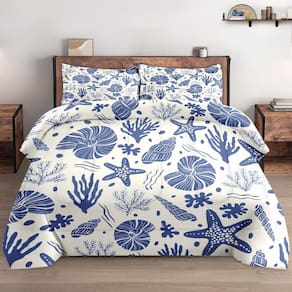 Conjunto de edredom WeCozy Twin Size Summer Beach Ocean Theme