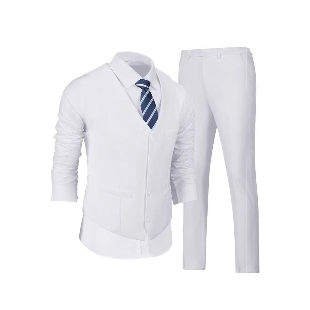 Conjunto de ternos Wehilion, branco, casamento, 2 peças, terno de formatura