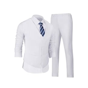Conjunto de ternos Wehilion, branco, casamento, 2 peças, terno de formatura