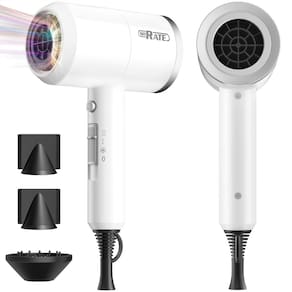 Secador de cabelo SHRATE Lightweight Ionic 1800W com difusor Travel