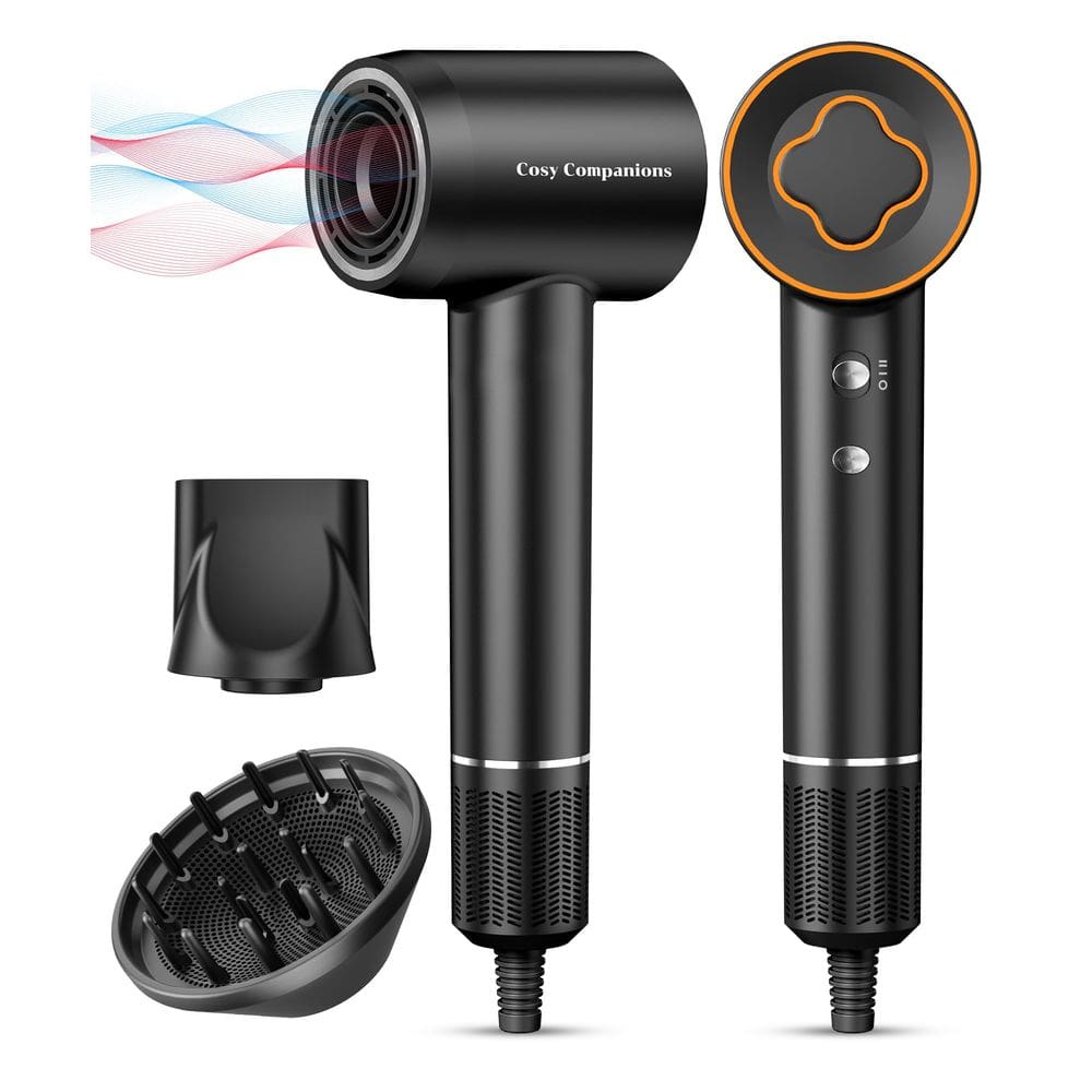 Secador de cabelo Cosy Companions Motor sem escova de alta velocidade de 150000 RPM