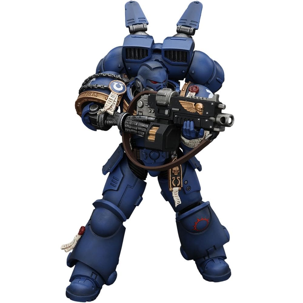 Boneco de ação JOYTOY Warhammer 40k Space Marine 2 1/18