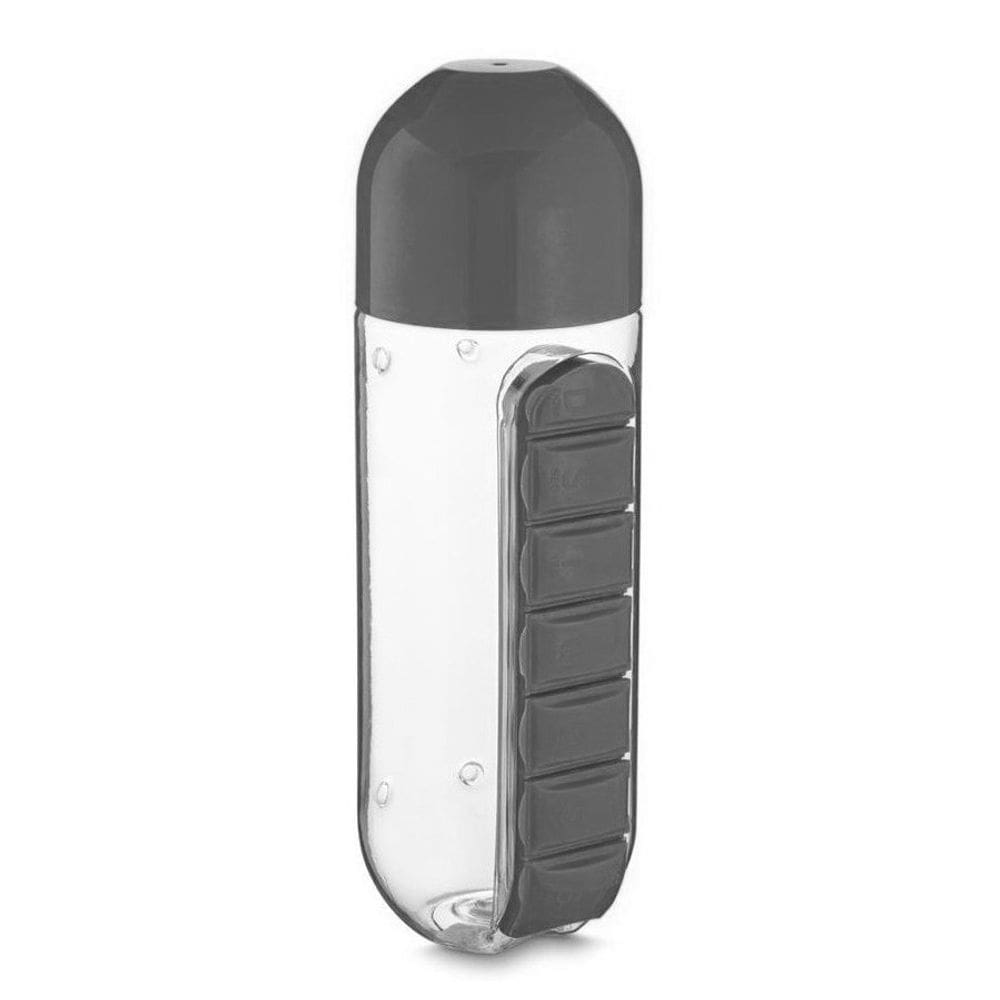 Garrafa Plástico - Porta Comprimidos Destacável