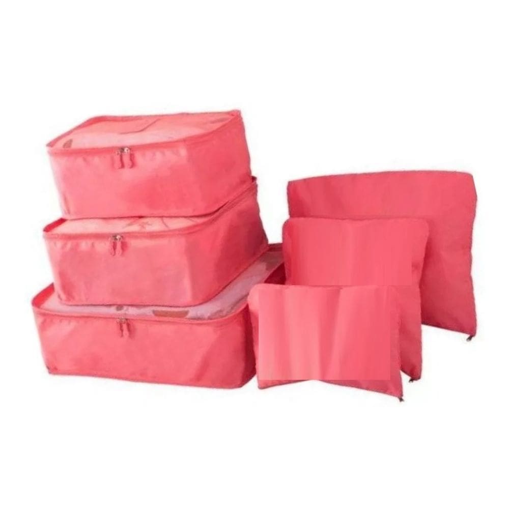 Organizador de Mala - 6 Peças Necessaire Viagem Bolsa Saco