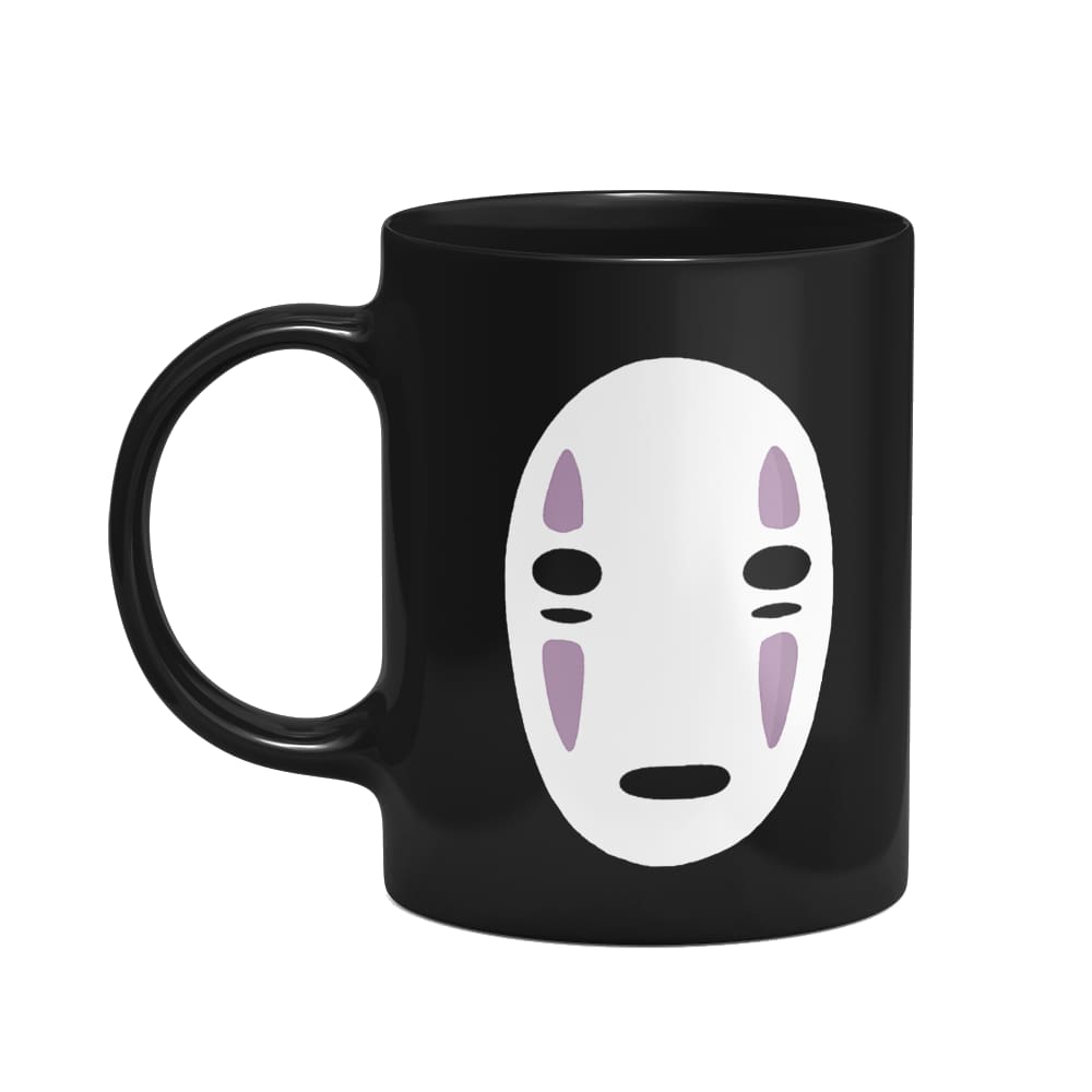 Caneca Geek - No face sem rosto - 325ml cerâmica - preta