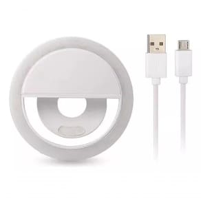 Mini Ring Light Selfie Com Luz De Led Para Celular