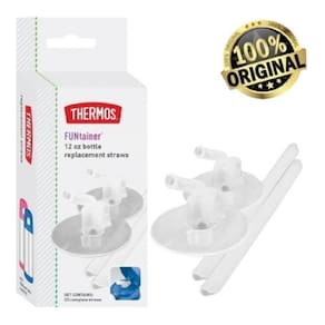 Kit Com 2 Un - Canudo + Bico De Silicone Para Garrafas F401/F410/F411 - Thermos