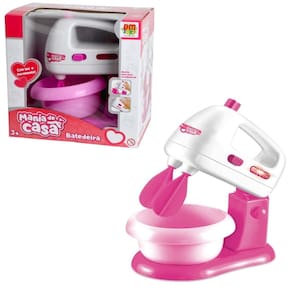 Brinquedo Batedeira Infantil Cozinha Gira De Verdade Com Luz