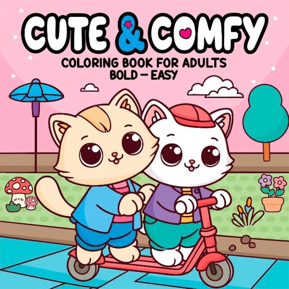 Cute & Comfy - Coloring Book for Adults - Vol. 05