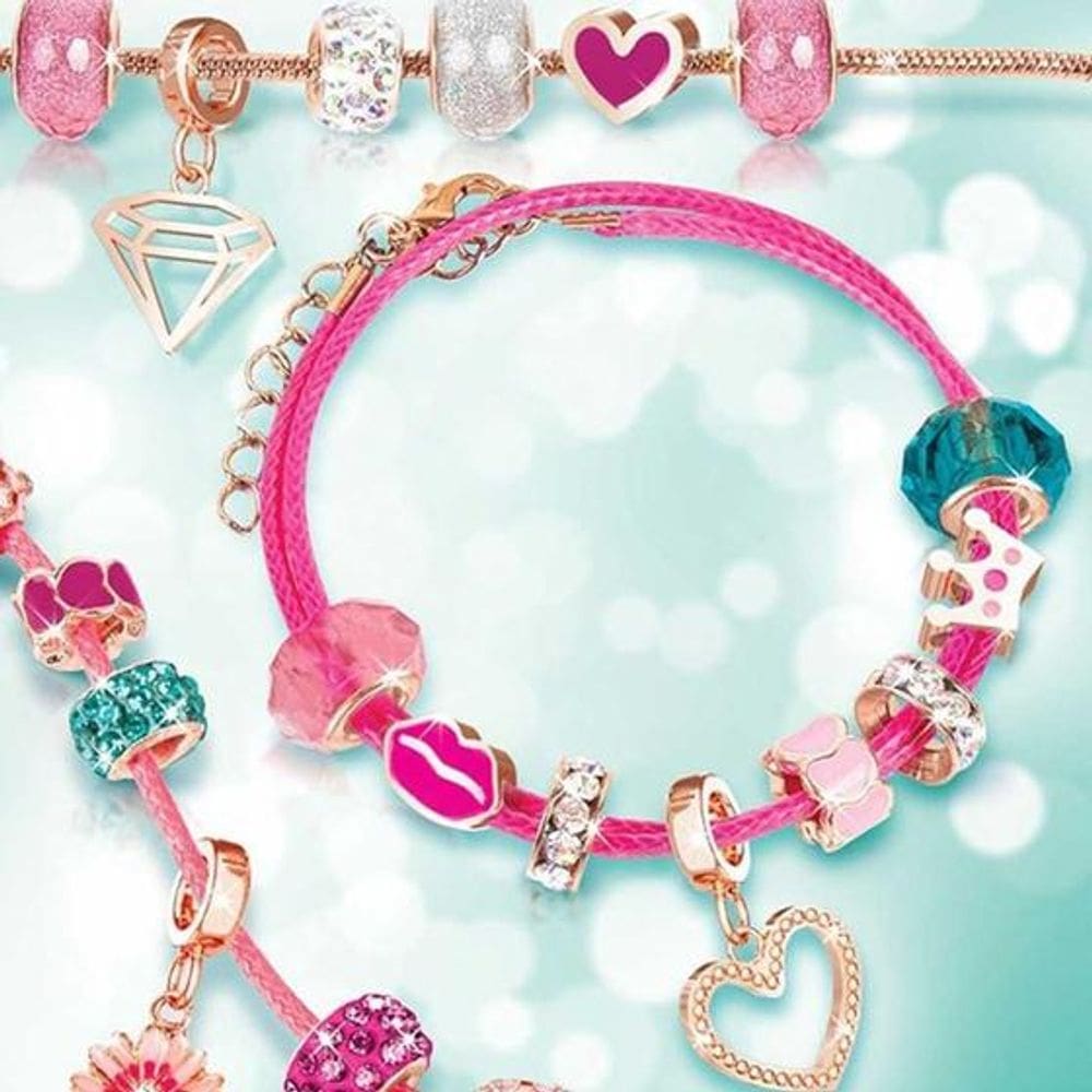 Pulseiras- My Style - Kit Pulseiras - Think Pink - Make It Real MULTIKIDS