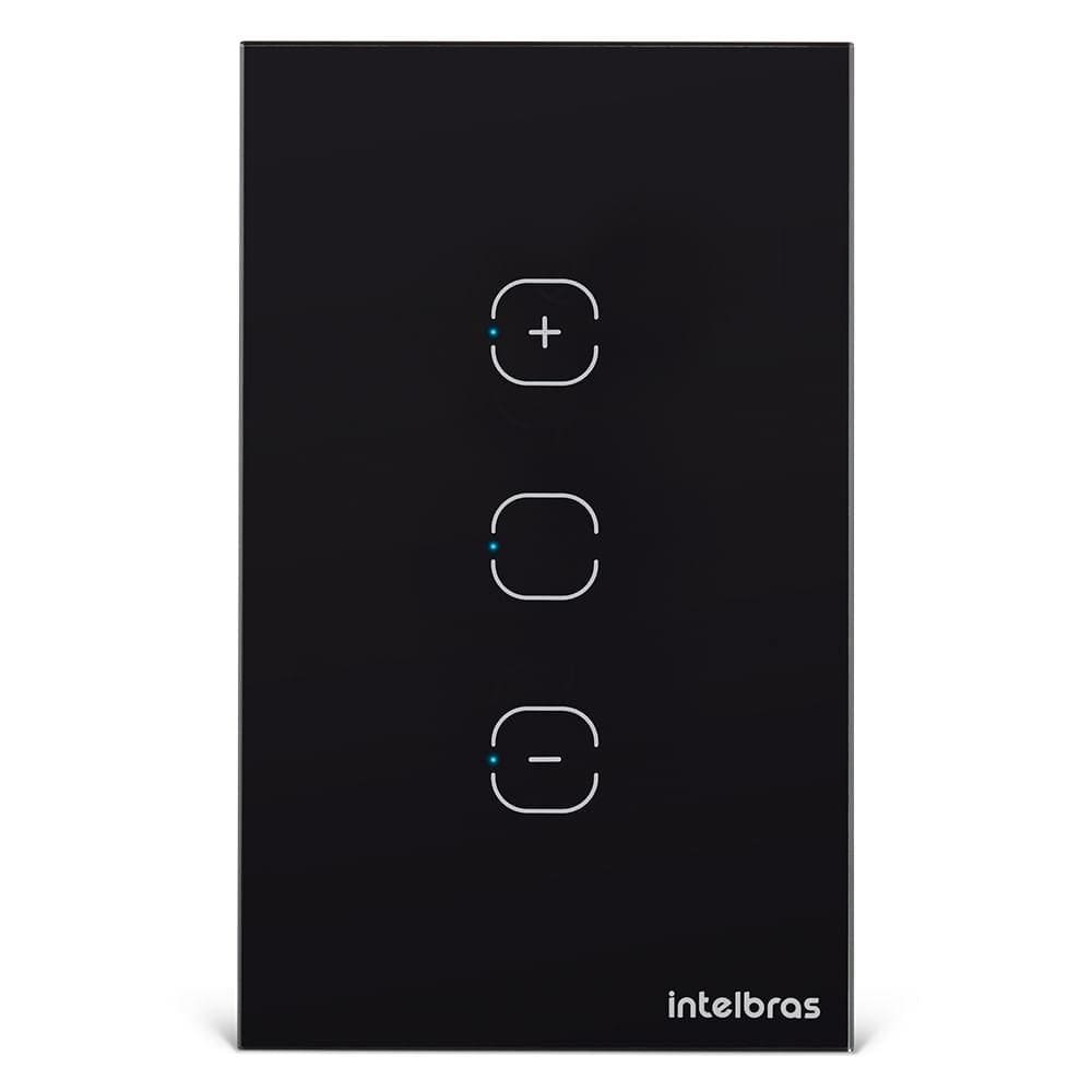 Interruptor Smart Touch Wi-Fi Dimmer Preto - Intelbras - EWS 1101